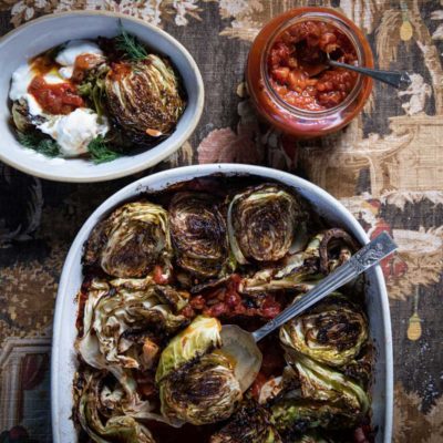 Melting caramelised cabbage