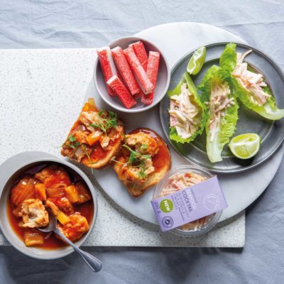 Quick appetiser ideas with seafood deli