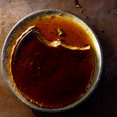 Mocha crème caramel