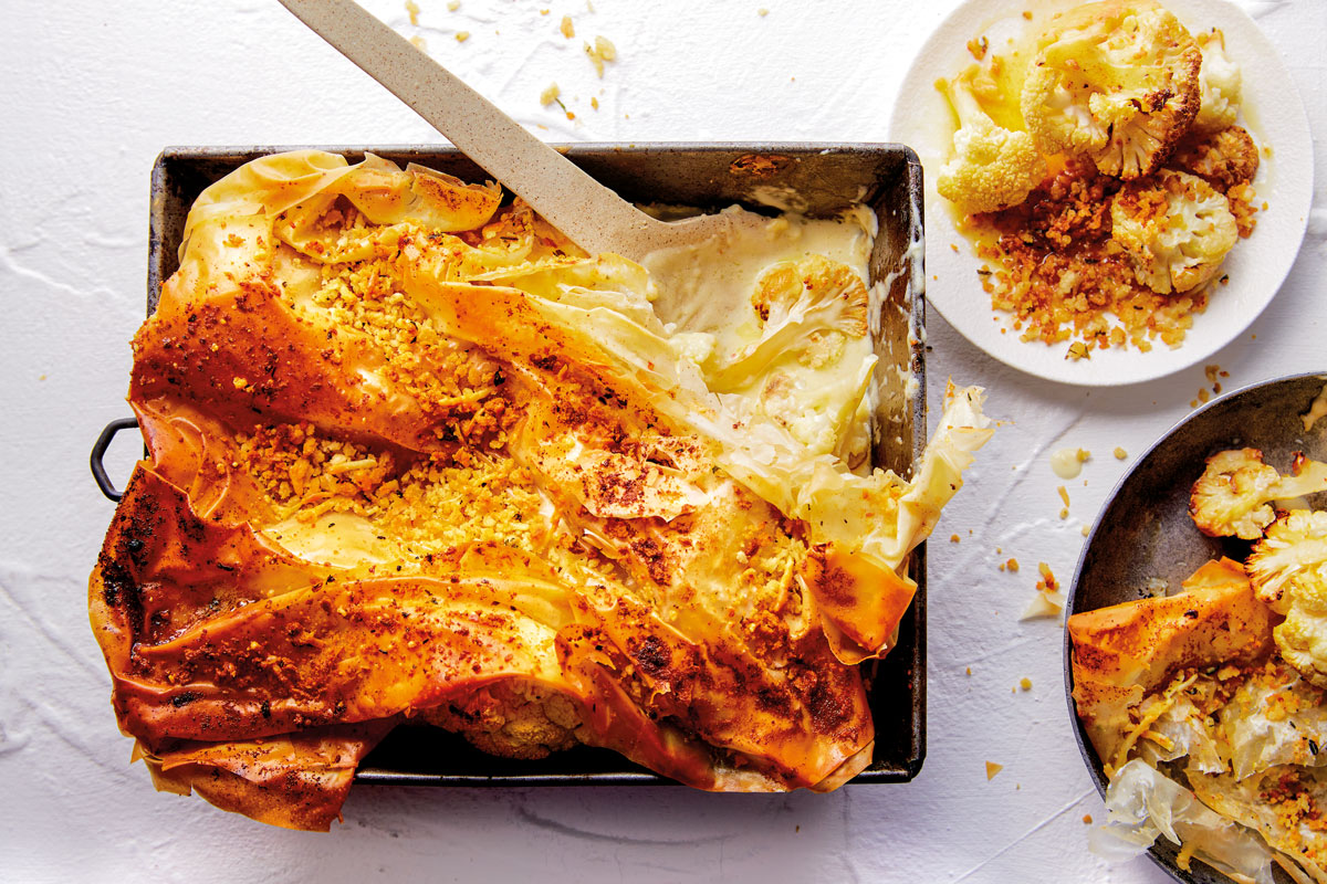 Cheesy-cauliflower-tray-bake