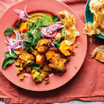 Chickpea kofta korma