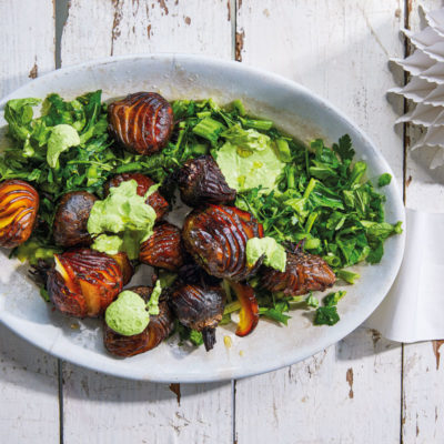 Hasselback beetroot