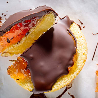 Easy jaffa cakes