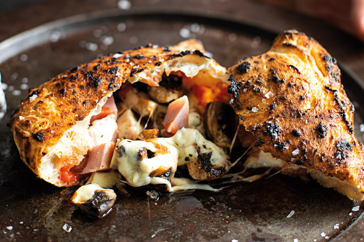 Mini-ham-and-mushroom-calzones