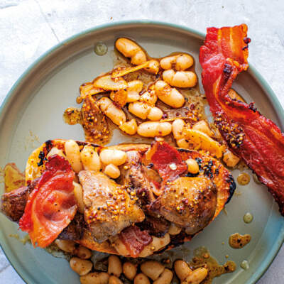 Pan-fried chicken livers