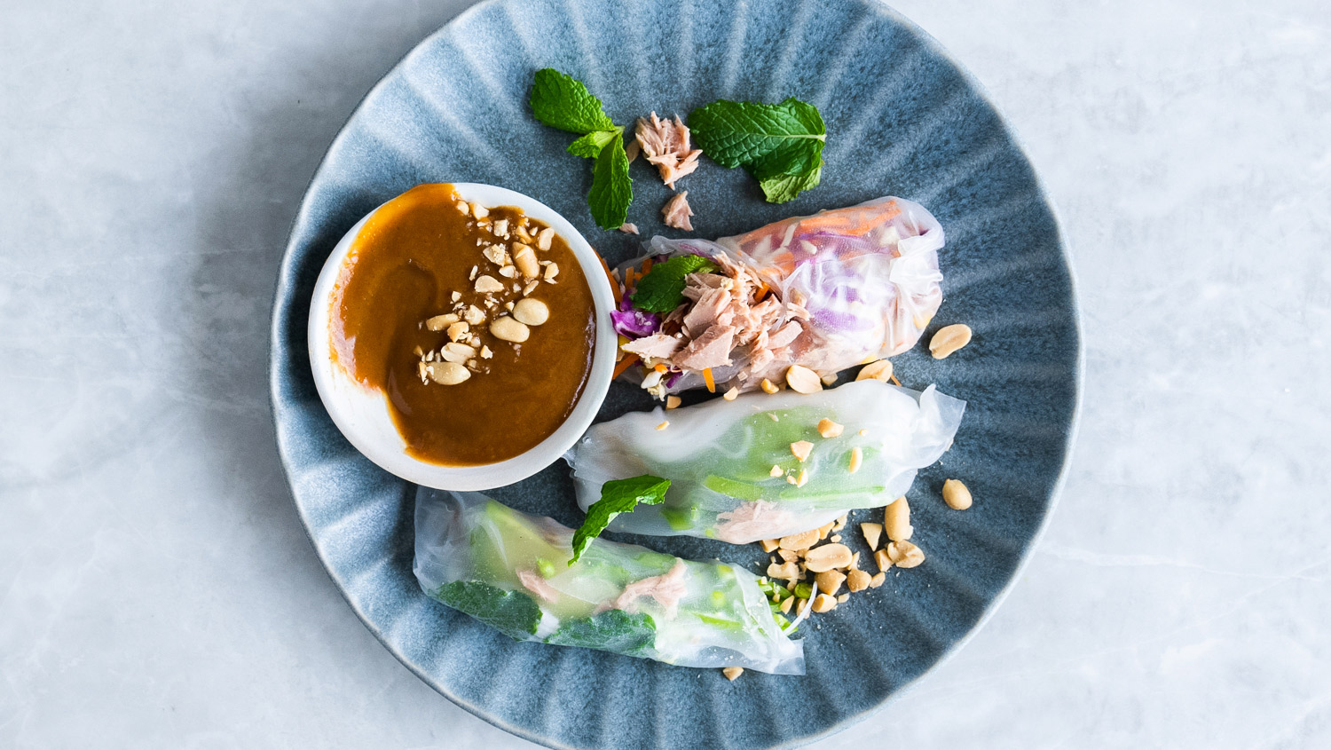 Tuna-summer-rolls