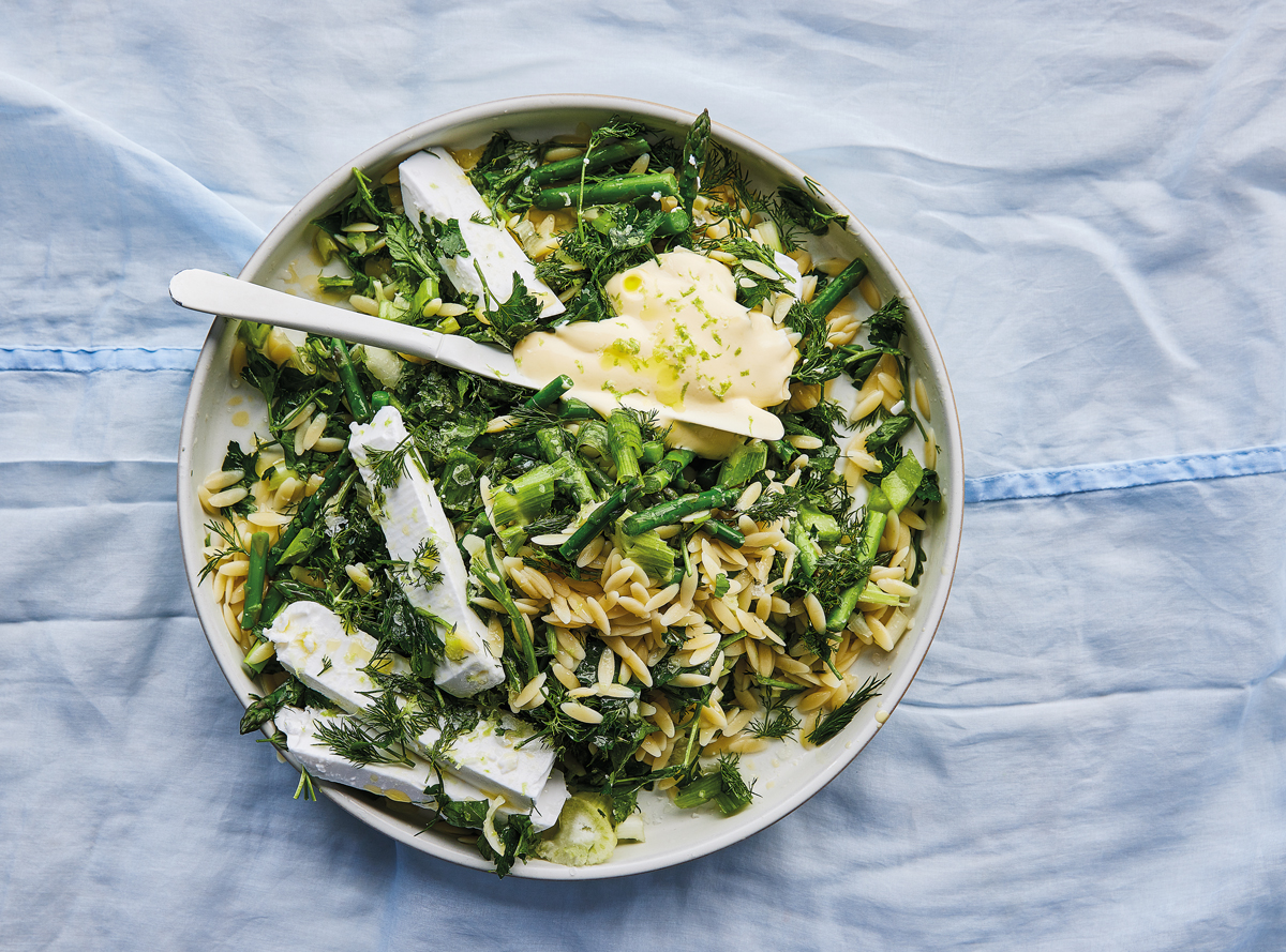 Warm-orzo-salad