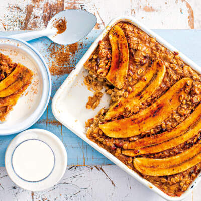 Banana-and-oatmeal bake