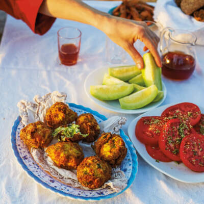 Courgette fritters