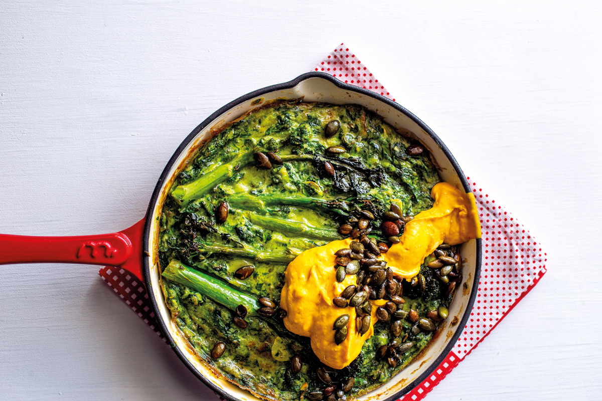 MOROGO-FRITTATA-WITH-FRIED-PUMPKIN-SEEDS-AND-PUMPKIN-CREAM