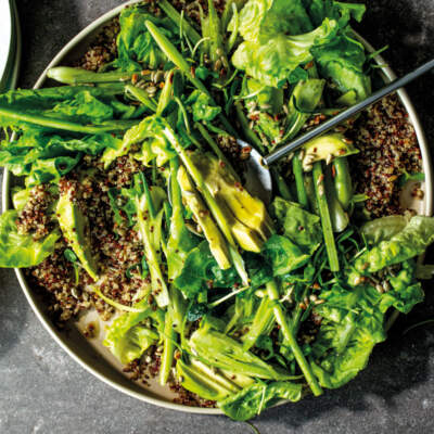 Quinoa and avocado salad