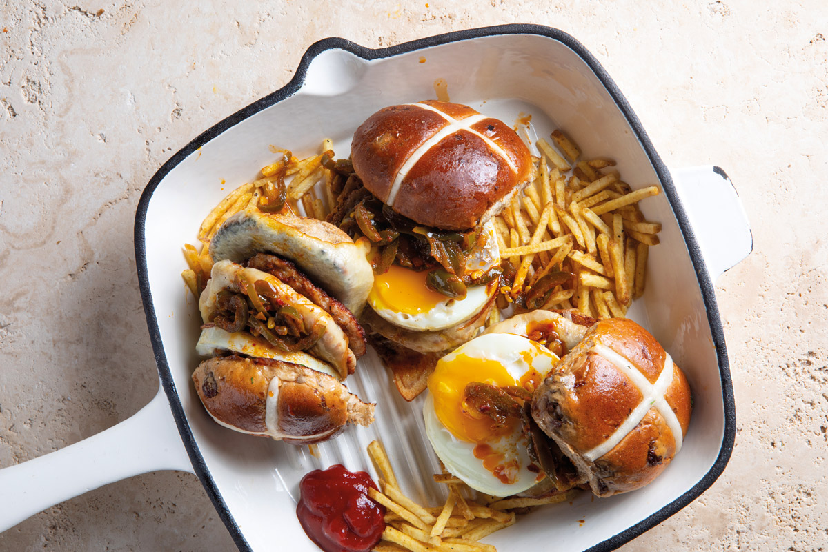 Breakfast-hot-cross-buns
