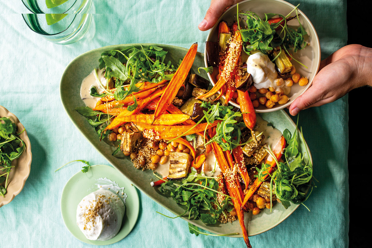 Roast carrot salad