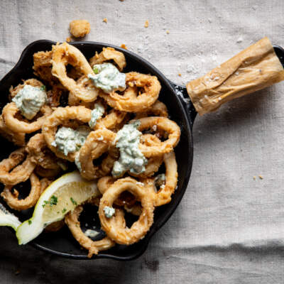 How to fry calamari