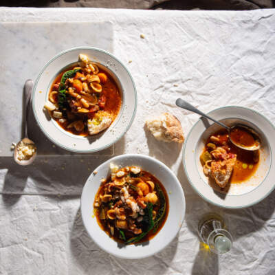 Minestrone with scarpetta