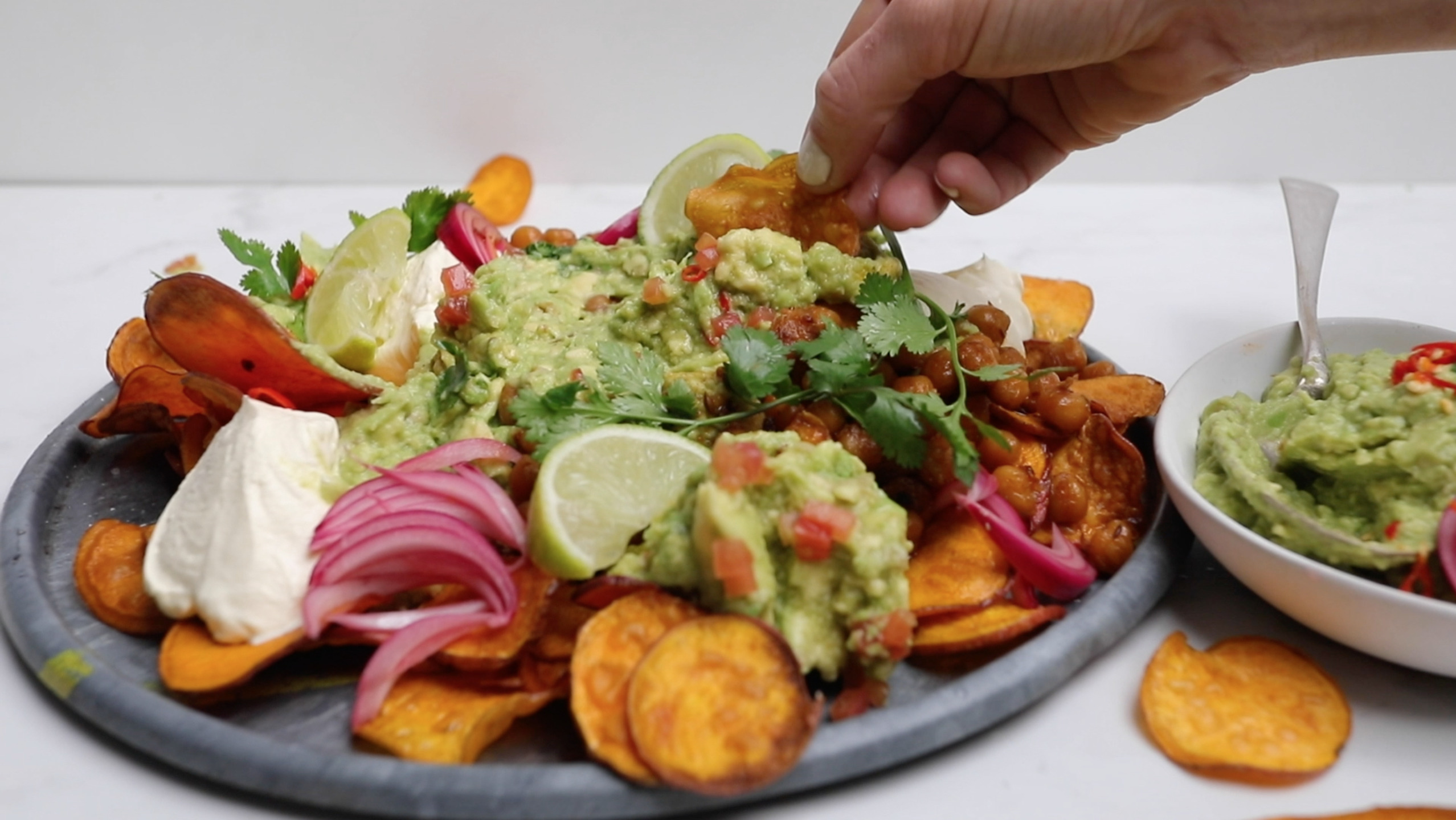 ultimate-guacamole-sweet-potato-nachos