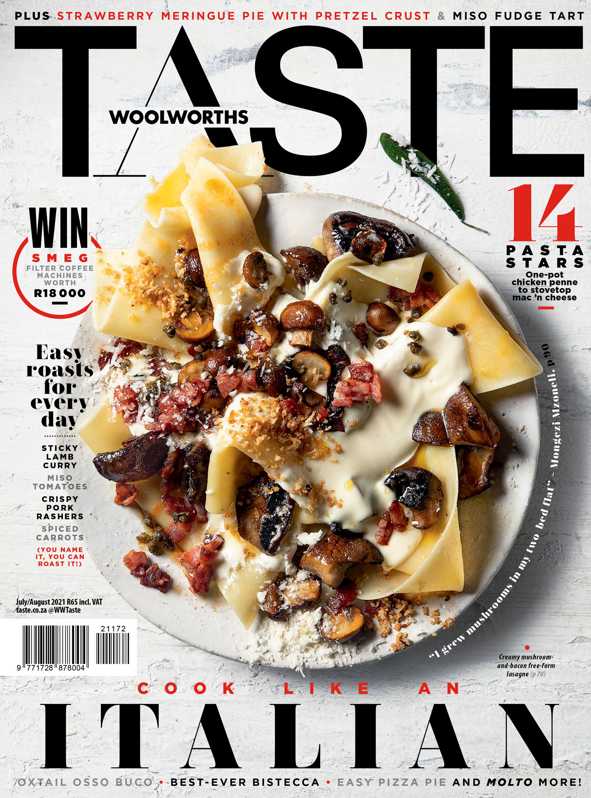 TASTE July/August cover 2021