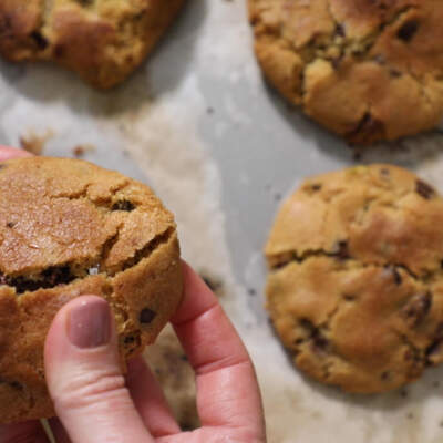 Ultimate Nutella-stuffed chocolate chip cookies