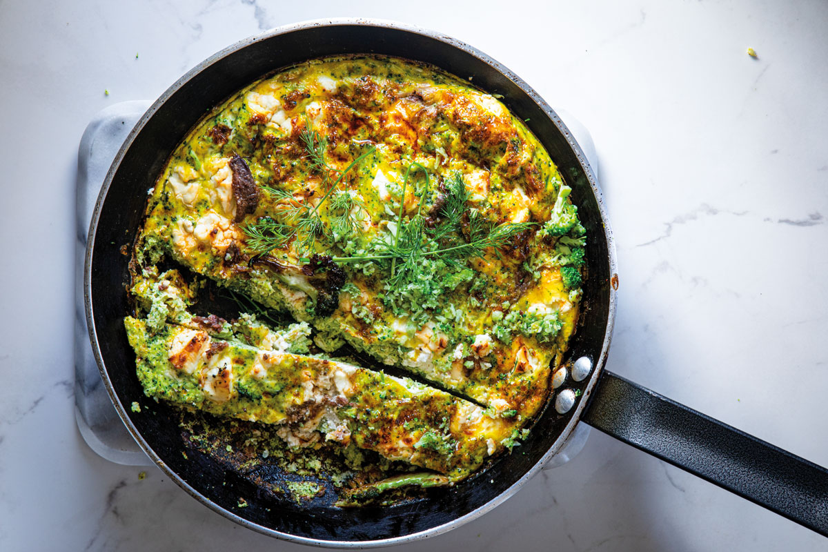 Broccoli frittata