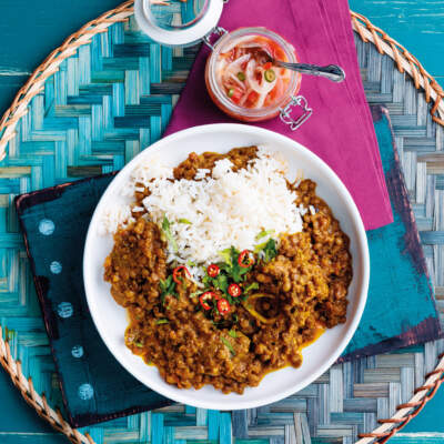 Cape Malay lentil curry