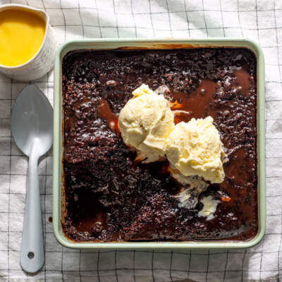 The Lazy Makoti’s chocolate malva pudding