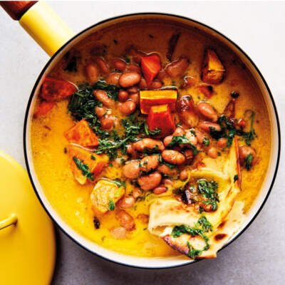 Coconut and ginger sweet potato soup