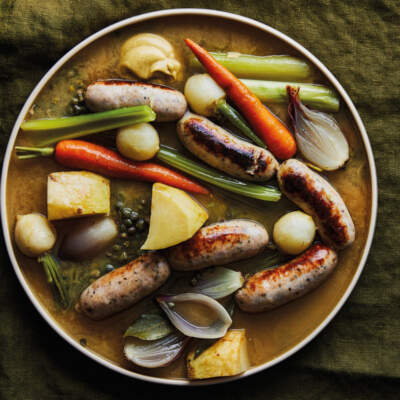 Easy sausage  bollito misto