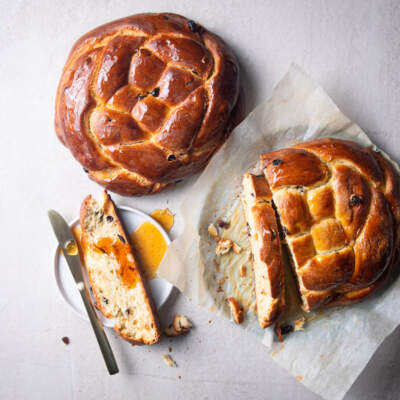 Round challah for Rosh Hashanah