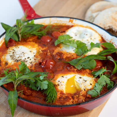 3-ingredient “shakshuka”