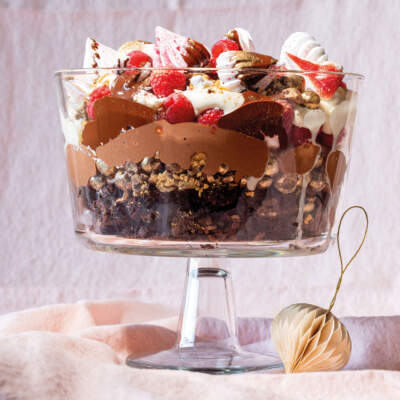 Chocolate brownie trifle