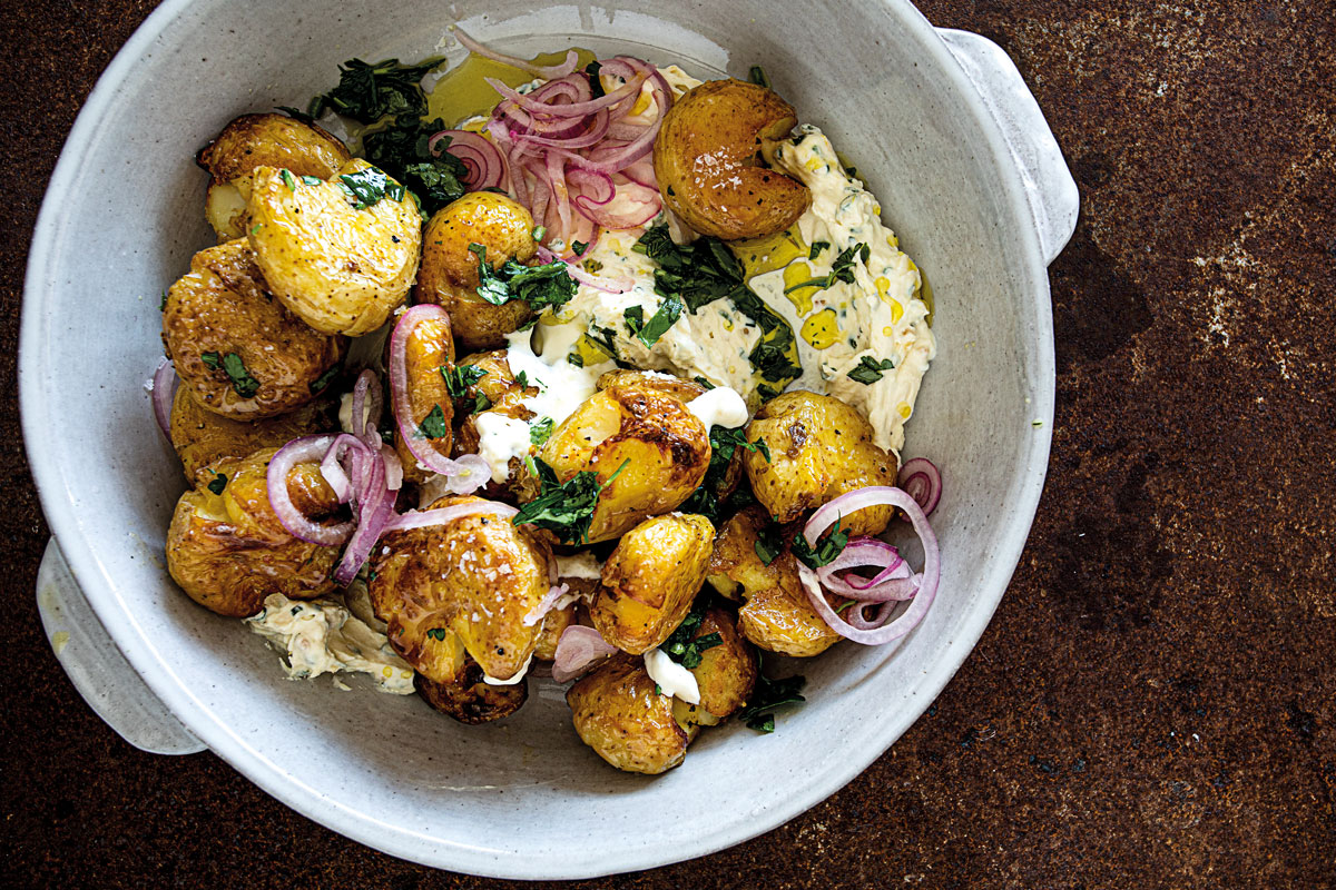 grilled potato salad