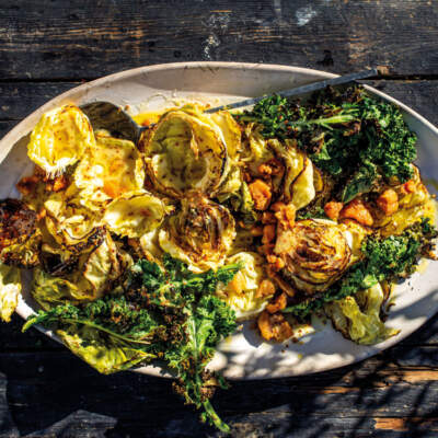 Braaied cabbage salad