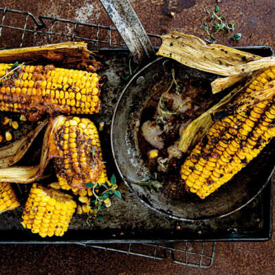 Smokey braaied sweetcorn