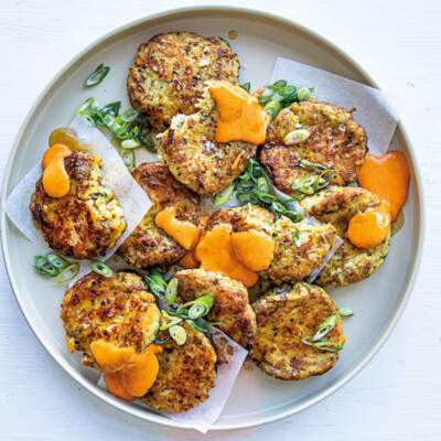 Cabbage-and-potato fritters