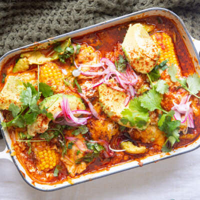 Enchilada-style sweetcorn