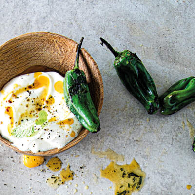 Chargrilled Padrón peppers