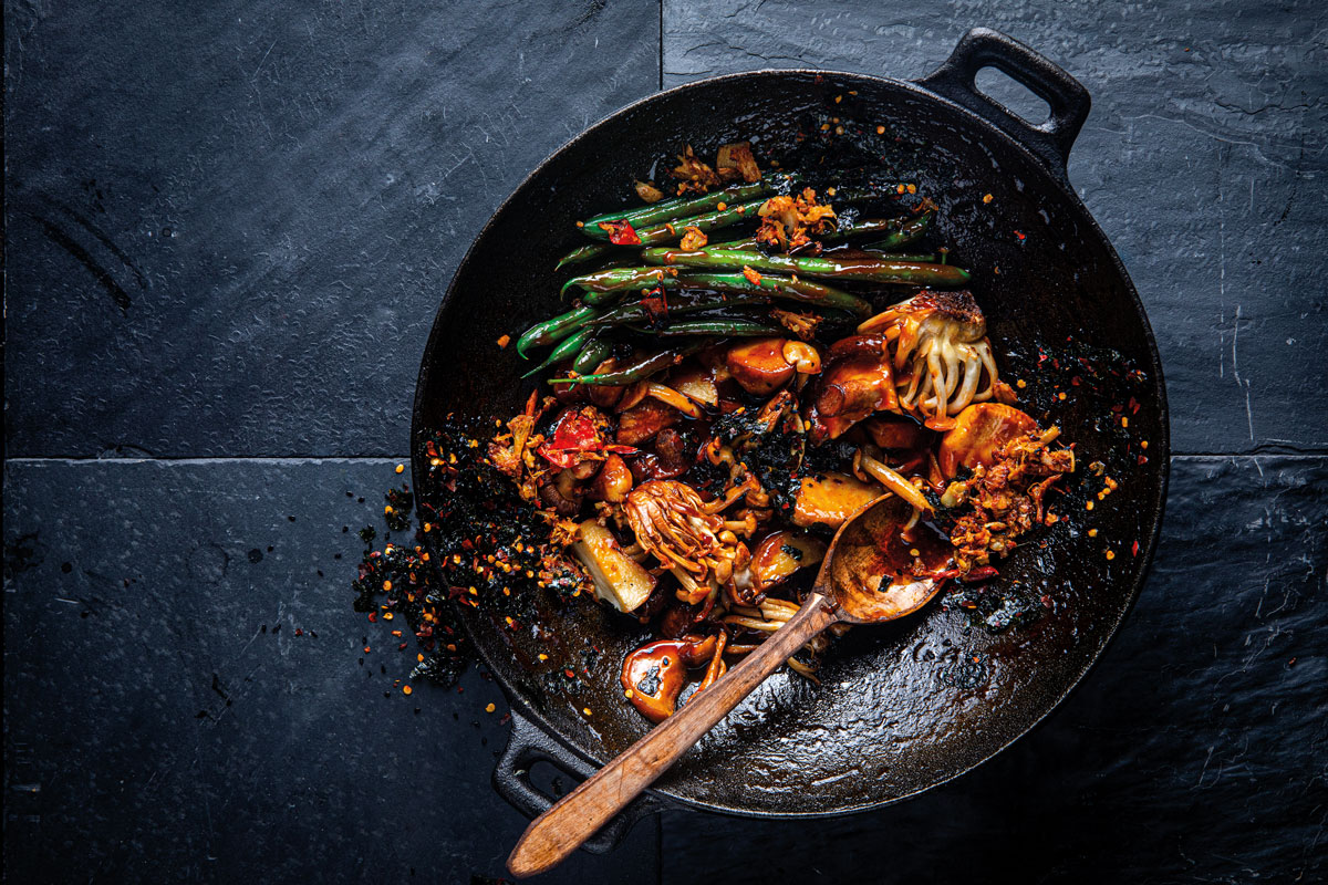 Hoisin mushroom stir-fry