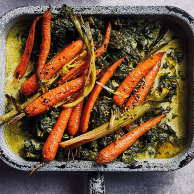 Indian-style creamed spinach