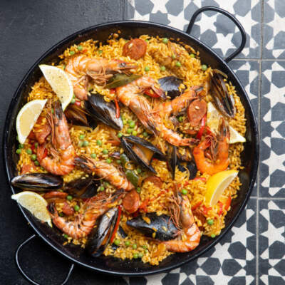 Braaied paella