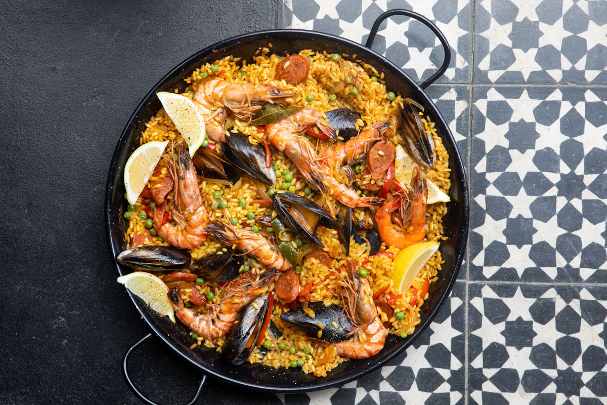 Braaied paella