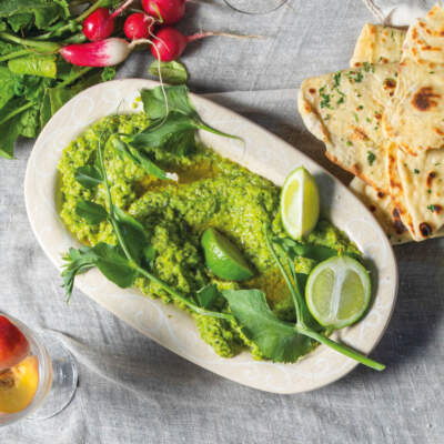 Pea-and-broad bean dip