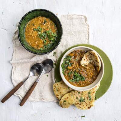 Lentil-and-butternut soup