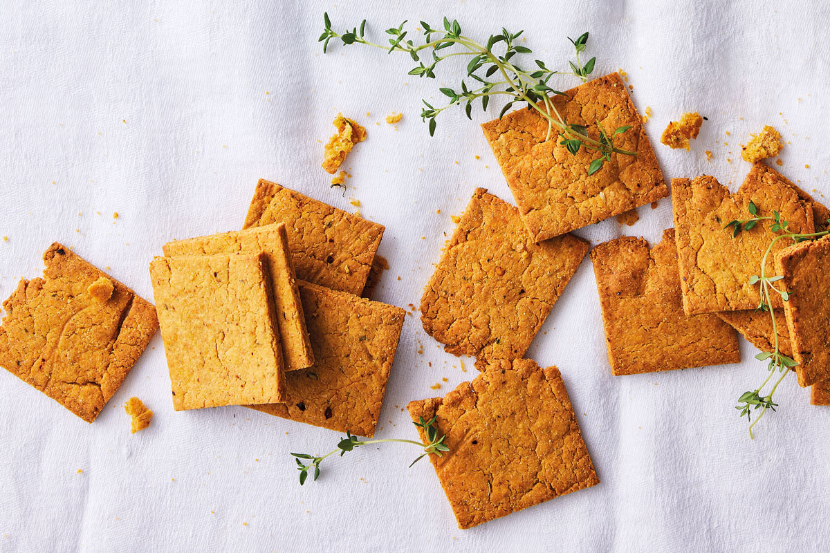 Herbed parmesan biscuits