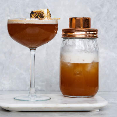 Hot cross bun cocktail