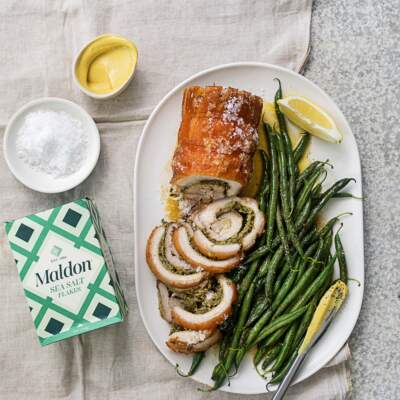 Porchetta with Maldon salt