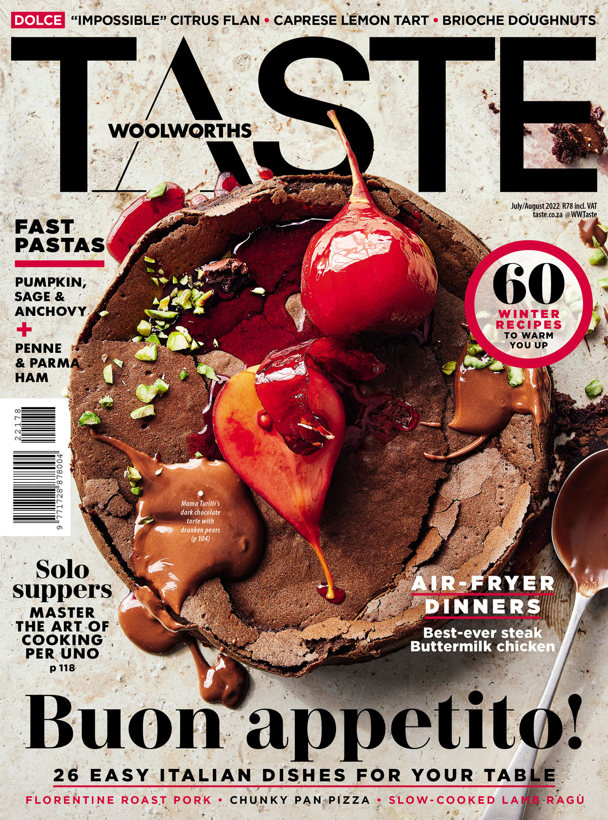 TASTE July August 2022 cover