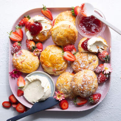 Strawberry scones