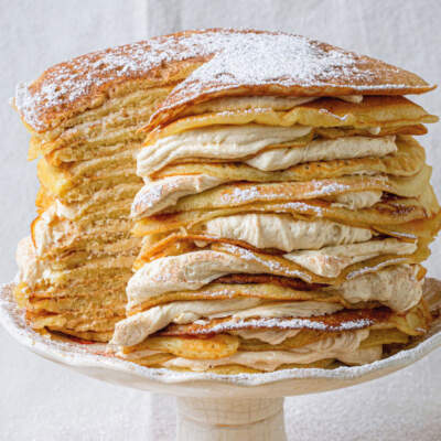 Cheat's crêpe cake