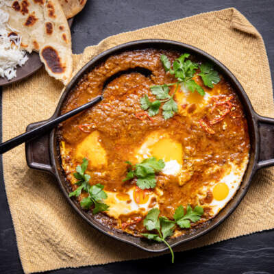 Dhal with eggs