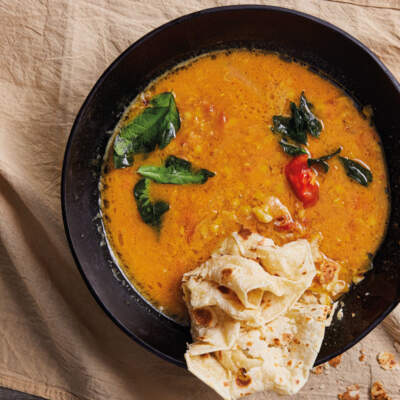 Tomato-and-dhal soup